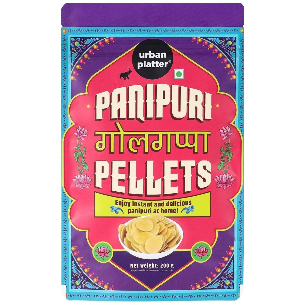 uk81xavq5NwqL-1.jpg Urban Platter Ready-to-Fry Dry GOL Gappa (Pani Puris), 200g - Fast UK Delivery - Image 1