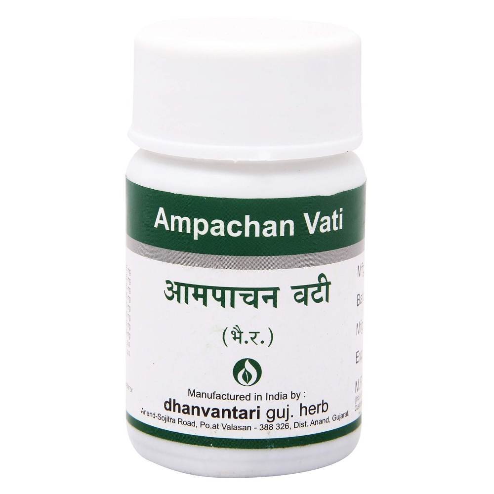 uk81y8SyIGx9L-1-1.jpg Dhanvantari Aampachan Vati - 60 Tablets, Pack of 1 (AF26) - Fast UK Delivery - Image 1