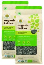 Organic Tattva, Organic Urad Black Whole Unpolished Dal, 1 Kg | 100% Vegan, Gluten Free and High Protein Sprouts Pulse - Fast UK Delivery