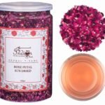 The Indian Chai - Rose Petals Sun Dried 100g, Gulab Patti for Beautiful Hair & Skin, Food Grade Edible Fragrant Natural Healthy Best for Tea, Baking, Making Rose Water DIY - Fast UK Delivery