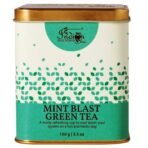 The Indian Chai - Mint Blast Green Tea 100g with Peppermint, Spearmint, Licorice and Fennel Seed for Digestion, Cough Cold, Stress and Anxiety, Weight Loss Tea - Fast UK Delivery