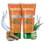 Medimix Ayurvedic Anti Tan Face Wash for tan protection| With Aloe vera and Tanaka| 100 ml (Pack of 2) - Fast UK Delivery