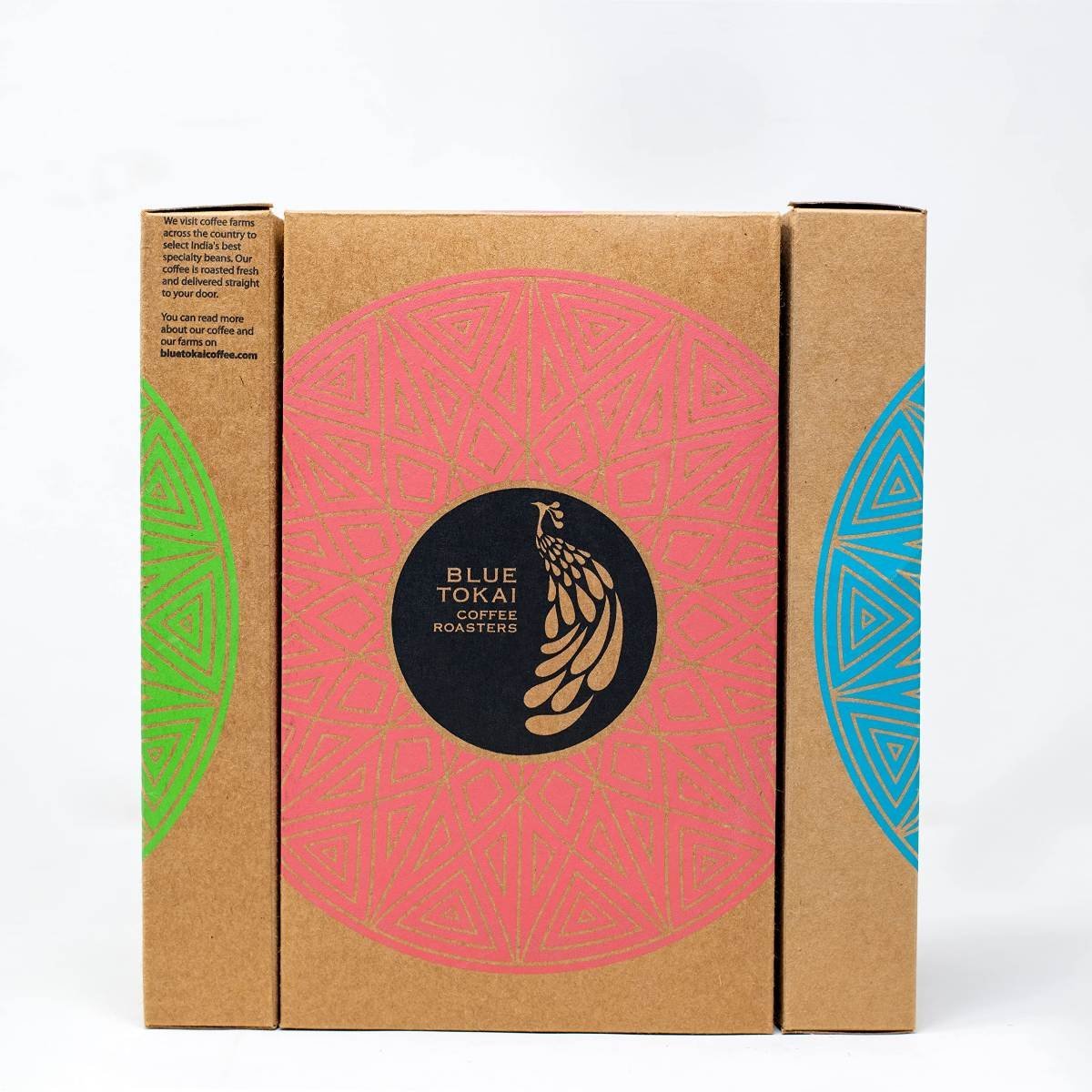 uk91EatGoYSbL-1.jpg Blue Tokai Coffee Roasters Gift Packs (75G Each Channi Grind) Attikan Estate, Vienna Roast, Silver Oak Blend & French Roast Box (4 Type Of Coffee)|Made With 100% Specialty Grade Arabica - Paper Pack - Fast UK Delivery - Image 1