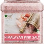 Bliss of Earth 1KG Pure Pakistani Himalayan Pink Salt Non Iodised Rock Salt For weight management & Healthy Cooking, Natural Substitute of Iodised White Salt - Fast UK Delivery