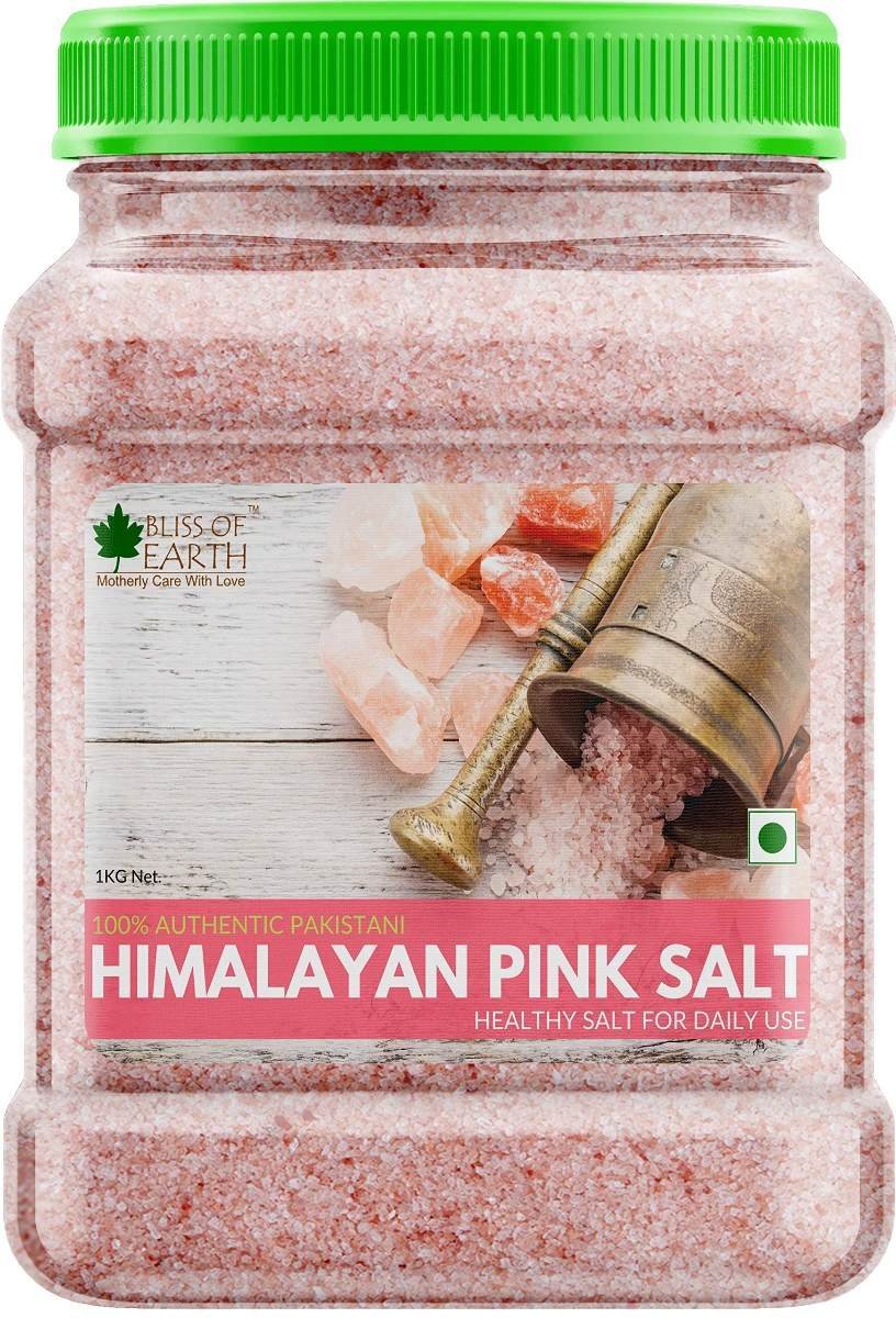 uk91IPvIcRtVL-1.jpg Bliss of Earth 1KG Pure Pakistani Himalayan Pink Salt Non Iodised Rock Salt For weight management & Healthy Cooking, Natural Substitute of Iodised White Salt - Fast UK Delivery - Image 1