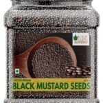 Bliss of Earth, Black Mustard Seeds 600GM Organic For Cooking, (Kali Sarson) - Fast UK Delivery