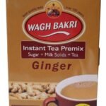 Wagh Bakri Instant Tea Premix - Ginger, 140g Carton - Fast UK Delivery