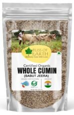 Bliss of Earth 1kg Organic Cumin Seed Jeera Whole Spice, Sabut Jeera best for cooking - Fast UK Delivery