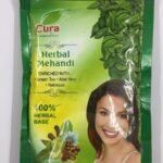 Cura Herbal Mehandi (Enriched with Green Tea, Aloe Vera, Habiscus) 100gms (Pack of 3) 300gms - Fast UK Delivery
