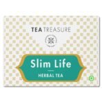 Tea Treasure Slim Life Wellness Tea Box 50 Pyramid Tea Bags | Boosts Metabolism | Boosts Immunity | Helps Maintain Energy - Fast UK Delivery