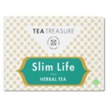 Tea Treasure Slim Life Wellness Tea Box 50 Pyramid Tea Bags | Boosts Metabolism | Boosts Immunity | Helps Maintain Energy - Fast UK Delivery
