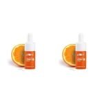 Plum 15% Vitamin C Face Serum For Glowing Skin | Reduces Dark Spots | For Dull Skin | With Mandarin | Beginner Friendly, For All Skin Types | 100% Vegan | 10 ml (Pack of 2) - Fast UK Delivery - Image 2