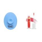 Glam 21 Silicone Face Cleanser Scrubber (Small) Lip Plumper With Hyaluronic Acid Lightweight Lip Gloss With High Shine Glossy Finish For Fuller And Plump Lips 03 Red Lights - 5 Gm - Fast UK Delivery - Image 2