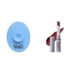 Glam 21 Silicone Face Cleanser Scrubber (Small) Long Lasting Non-Transfer Lipstick|Creamy Matte Formula - 2.8gm|Light Maroon-05 - Fast UK Delivery - Image 2