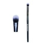 KINDED Blending Eye Shadow Brow Bone Eyebrow Makeup Brush Professional Series for Makeup Beauty with Smooth Soft Synthetic Hair Bristles Anti Rust Aluminium Ferrule Natural Wooden Handle Grip - Fast UK Delivery - Image 2