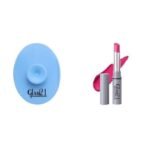 Glam 21 Silicone Face Cleanser Scrubber (Small) Long Lasting Non-Transfer Lipstick|Creamy Matte Formula - 2.8gm|Wild Magenta-17 - Fast UK Delivery - Image 2
