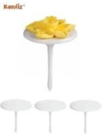 KONFIZ Cake Flower Nail Lifters Set, Flower Nails Cake Decorating, Plastic Baking Tools, Cake Heating Core, Reusable Cake Decorating Tools Baking Set (2pcs) - Fast UK Delivery - Image 4