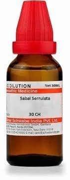 Dr. Willmar Schwabe India Sabal Serrulata 30 CH, 30ML (Pack of 2) - Fast UK Delivery
