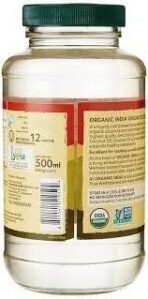 ORGANIC INDIA Cold Pressed Virgin Coconut Oil, 500ml (Pack of 2) - Fast UK Delivery - Image 4