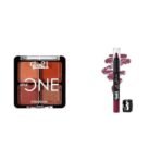 Glam 21 Little One 4-in-1 Eyeshadow Palette Ultra pigmented, |Little Lady-04 Lip Seduction Non- Transfer Crayon Lipstick| Lightweight & Longlasting|Creamy Matte Formula - 2.8gm|Wine|14 - Fast UK Delivery - Image 2