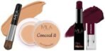 MILA Beaute Pro Matte Lipstick | Shade - Noorjahan, 4.2g Conceal It Pot Concealer For Face Makeup | Shade - (Sun Beige, 4g) - Fast UK Delivery - Image 2