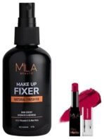 MILA Beaute Pro Matte Lipstick | Creamy Matte Lipstick | Shade - Padmaavat, 4.2g Makeup Fixer | Natural Finish |Hydrating Makeup Setting Spray |75ml - Fast UK Delivery - Image 2