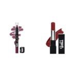 Glam 21 Lip Seduction Non- Transfer Crayon LipstickCreamy Matte Formula - 2.8gm|Purple Mousse|12 & Ultra Velvet Lipstick Long-lasting | Matte finish 2.5gm | Deep Red-3 - Fast UK Delivery - Image 2