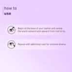 Plum Lash Drama 1-4-All Mascara | Length + Curl + Volume + Definition | 100% Vegan & Cruelty Free | 01 Black - Fast UK Delivery - Image 6
