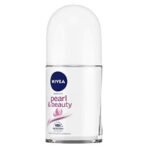 NIVEA Pearl and Beauty 50ml Deo Roll On (Pack of 3) | With Pearl Extracts & Avocado Oil| 48 H Smooth & Beautiful Underarms| 0% Alcohol | For Women - Fast UK Delivery - Image 4
