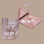 Fashion Colour Platinum Glow Up Palette | Illuminating Highlighter Palette | Multi shade Metallic Shimmer Radiant Finish | Highly Pigmented | (Multicolor) 16g - Fast UK Delivery - Image 6