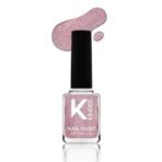 KINDED Nail Paint Long Lasting Lacquer Quick Drying Nail Polish Enamel for Girls Women With One Coat Single Stroke Application (9 ml, Shimmery Finish, Shade 14 Glittery Rose Gold) - Fast UK Delivery - Image 2
