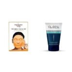 O3+ Vitamin C Facial Kit Depigmentation Single use Kit with Peel Off Mask, 45g & O3+ ALPHA MEN Acno D-TAN Scrub With Hyaluronic & Mint 50g - Detan Scrub for TAN removal Combo - Fast UK Delivery - Image 2