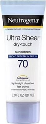Neutrogena Ultra Sheer Dry-Touch Water Resistant and Non-Greasy Sunscreen Lotion with Broad Spectrum SPF 70, 3 fl. Oz - SPF 70 (88 ml) - Fast UK Delivery - Image 2