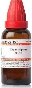 Dr. Willmar Schwabe India Hepar Sulphur 30 CH, 30ML(Pack of 2) - Fast UK Delivery
