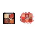 Glam 21 Little One 4-in-1 Eyeshadow Palette Ultra pigmented, |Pool Party-02 Floral Hues 9 In 1 Eyeshadow Palette Highly Pigmented Smudge-Proof (7.5 gm) 02- Daisy - Fast UK Delivery