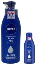 Nivea Body Nourish Body Lotion 400 ml & 120 ml (Pack of 2) - Fast UK Delivery - Image 2