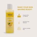 Raaga Professional Pre Wax Gel with Refreshing Lemon and Cocoa Butter for All Skin Types | Prepares Skin for Waxing and Smoother Hair Removal (250 ml) - Fast UK Delivery - Image 6