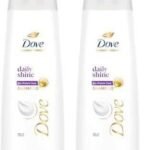 Dove Daily Shine Shampoo - For Dull And Frizzy Hair, Makes Hair Soft, Shiny And Smooth, 180 ml (Pack of 2) - Fast UK Delivery