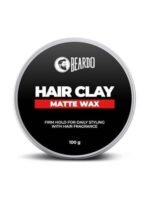 Beardo Hair Clay Wax for Men, 100 gm | Hair Clay for men | Styling Wax | Volumizing | Strong Hold | Restylable |Matte Finish | Easy to Wash Off | Texture Clay for Men - Fast UK Delivery