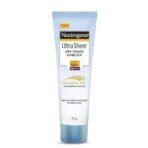 Neutrogena Ultra Sheer Sunscreen SPF 50+ | Broad Spectrum UVA/UVB | Blue light protect | No White Cast | Water resistant, Ultra light & Non sticky | Oily, Dry & Sensitive Skin | 30 g (Pack of 1) - Fast UK Delivery - Image 2