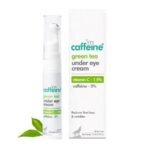 mCaffeine Green Tea Under Eye Cream to Reduce Fine Lines, Wrinkles & Dark Circles | 3% Caffeine, 1.5% Vit C & Peptides to Reduce Puffiness & Refresh Skin | Cooling Gel & Roller for Men & Women-15 ml - Fast UK Delivery - Image 2