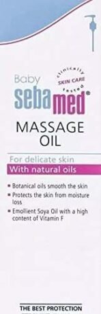 Sebamed Infant Baby Combo of 6 (Talc 200gm, Lotion100ml, Shampoo150ml, Rash Cream100gm, Massage Oil150ml, Soap100gm) (White) - Fast UK Delivery - Image 7
