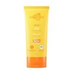 Aqualogica Glow+ Dewy Sunscreen SPF 50 PA++++ with Papaya & Vitamin C | For Dry, Sensitive, Oily & Combination Skin | UVA/B & Blue Light Protection | Fragrance-Free | For Men & Women | 80g - Fast UK Delivery - Image 2