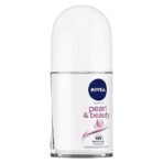 NIVEA Pearl and Beauty 50ml Deo Roll On (Pack of 3) | With Pearl Extracts & Avocado Oil| 48 H Smooth & Beautiful Underarms| 0% Alcohol | For Women - Fast UK Delivery - Image 3
