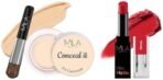 MILA Beaute Pro Matte Lipstick | Creamy Matte Lipstick | Shade - Rekha, 4.2g Conceal It Pot Concealer For Face Makeup | Shade - (Light Ivory, 4g) - Fast UK Delivery - Image 2