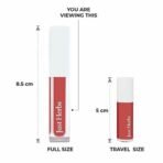 Just Herbs Ayurvedic Creamy Matte Long Lasting Liquid Lipstick, Lightweight & Hydrating Lip Colour with Liquorice & Sweet Almond Oil - Beetroot Burgundy - Fast UK Delivery - Image 5