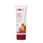 Plum Saffron & Papaya Glow & Brightening Face Wash with Vitamin B5 | Boosts Glow & Brightens Skin | Non-Drying | All Skin Types | Bright Gel Face Wash for Women & Men | for All Skin Types | 100ml - Fast UK Delivery - Image 2