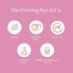 Foxtale Firming Eye Gel to Reduce Dark Circles, Puffy Eyes, Fine Lines and Inflammation | Cooling and Hydrating for Under-Eyes with Peptides, Algae, Provitamin B5| All Skin Types| Men & Women - 20ml - Fast UK Delivery - Image 7