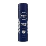 Nivea Men Deodorant Spray, Fresh Active Original, 150Ml And Deodorant Spray, Protect & Care, 150Ml, Pack Of 1 - Fast UK Delivery - Image 7