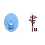 Glam 21 Silicone Face Cleanser Scrubber (Small) Lip Seduction Non- Transfer Crayon Lipstick| Lightweight & Longlasting|Creamy Matte Formula - 2.8gm| French Wine| 22 - Fast UK Delivery - Image 2